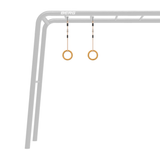 BERG PlayBase Wooden Gym Rings